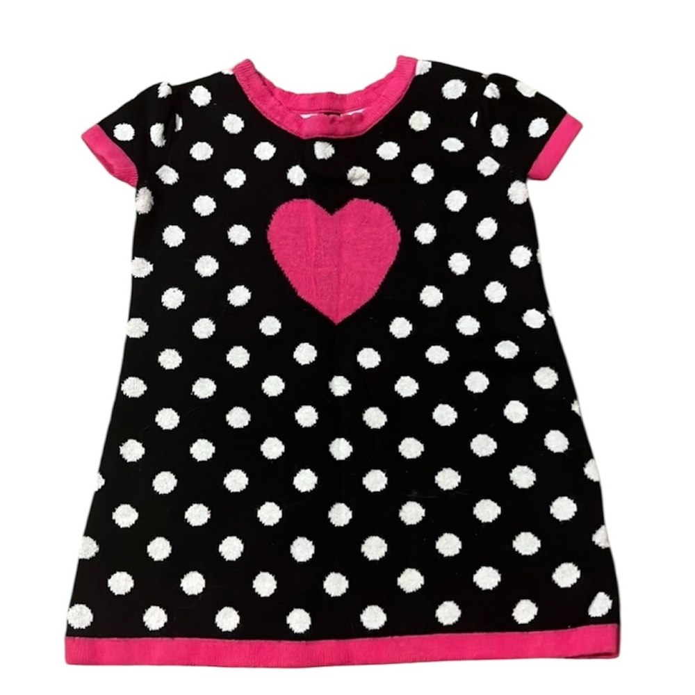 🟠Baby girl knitted dress size 6-9 months